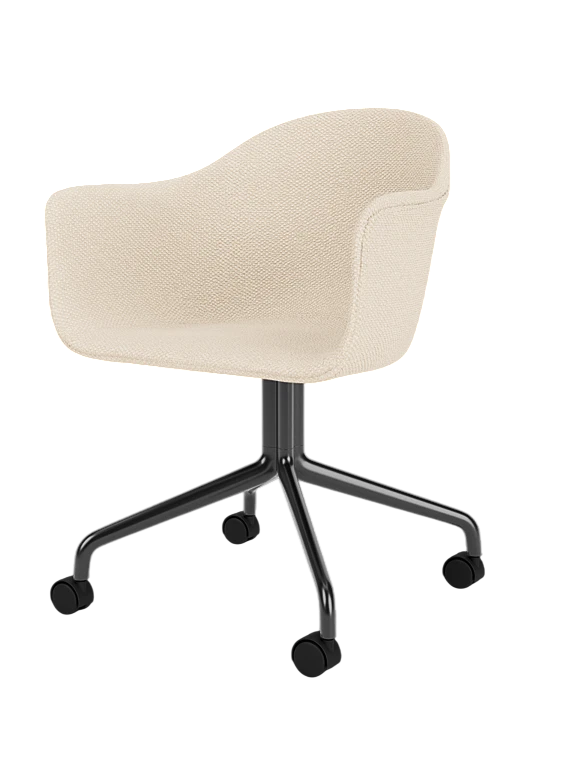 HARBOUR DINING CHAIR STAR BASE WITH CASTERS
