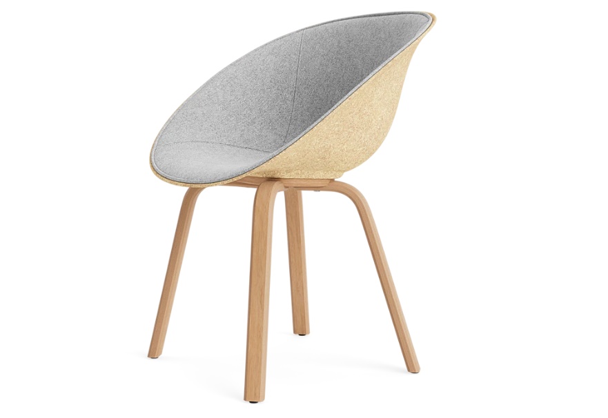 MAT ARMCHAIR FRONT UPHOLSTERY WOOD