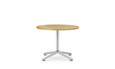 LUNAR TABLE H45 CM ALU/WOOD