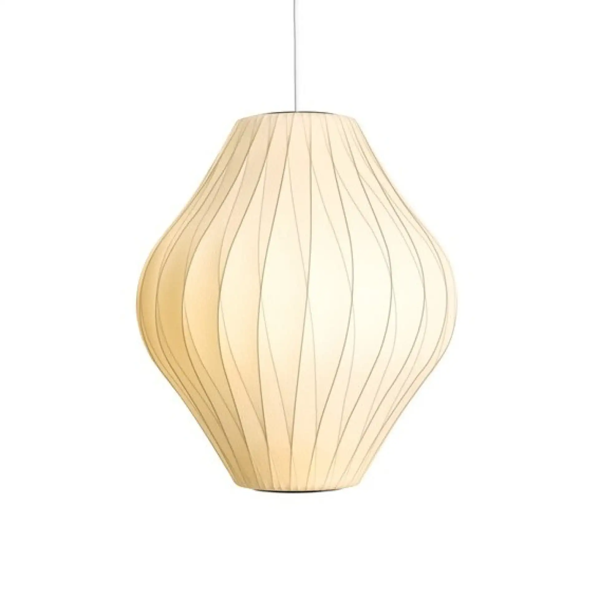 Nelson Pear Crisscross Bubble Pendant