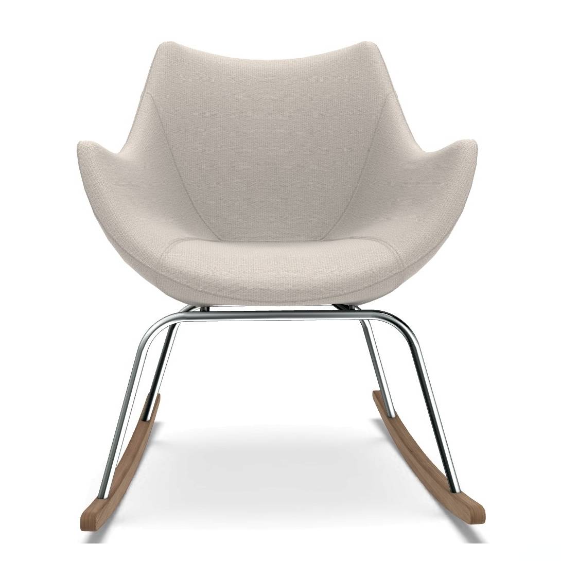 Basket rocking chair
