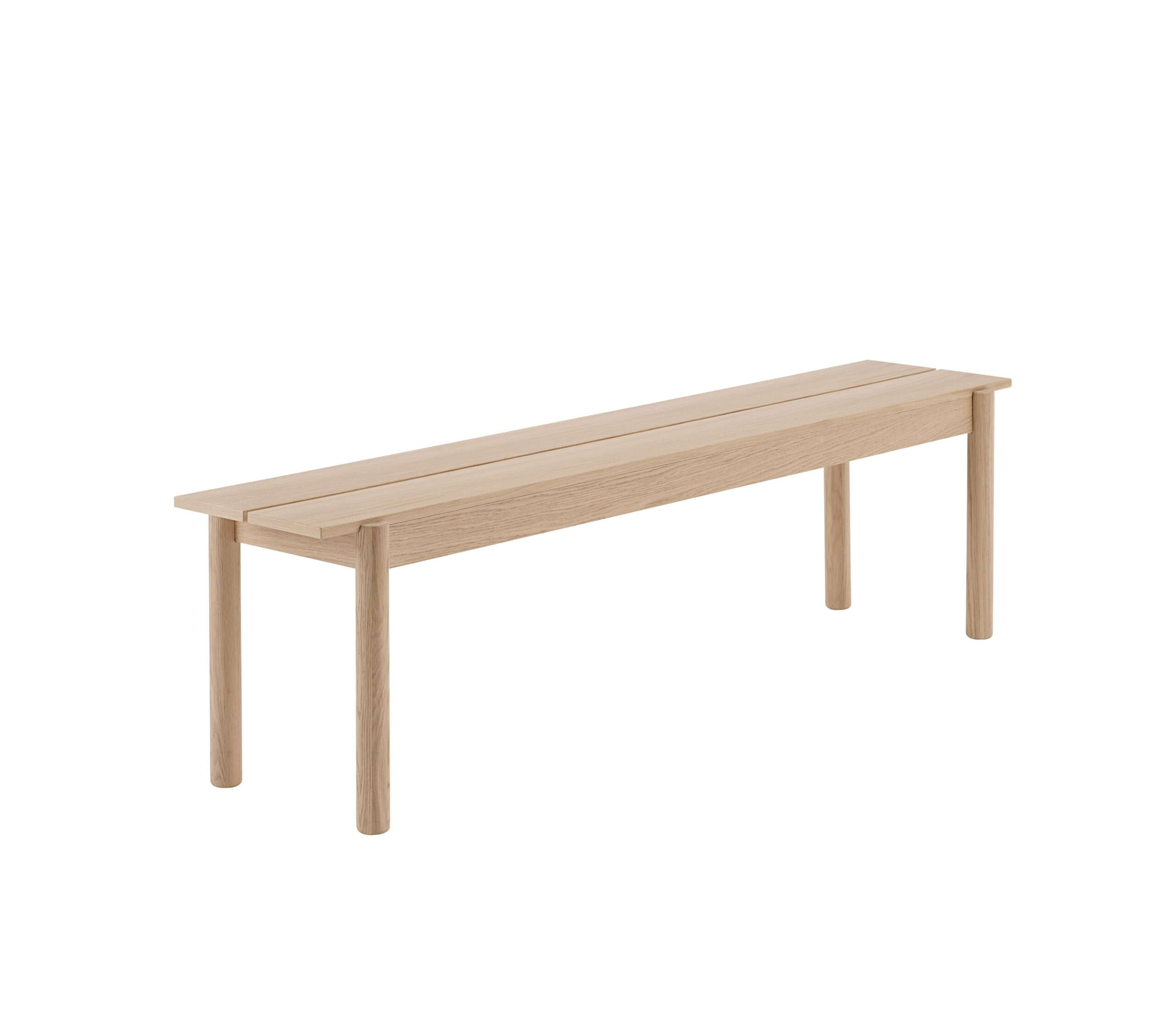 Linear Wood Bench