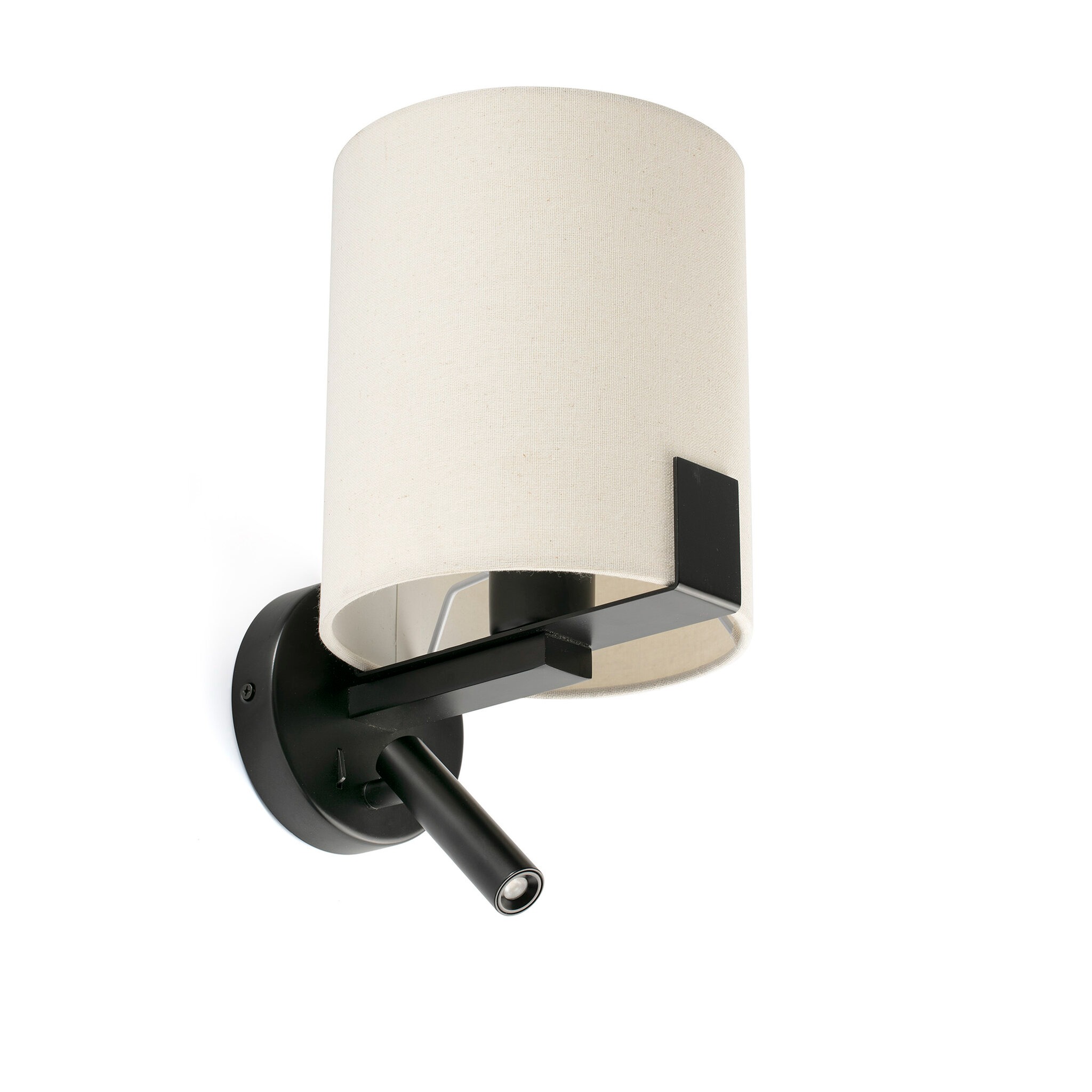 NILA Black and off white lamp