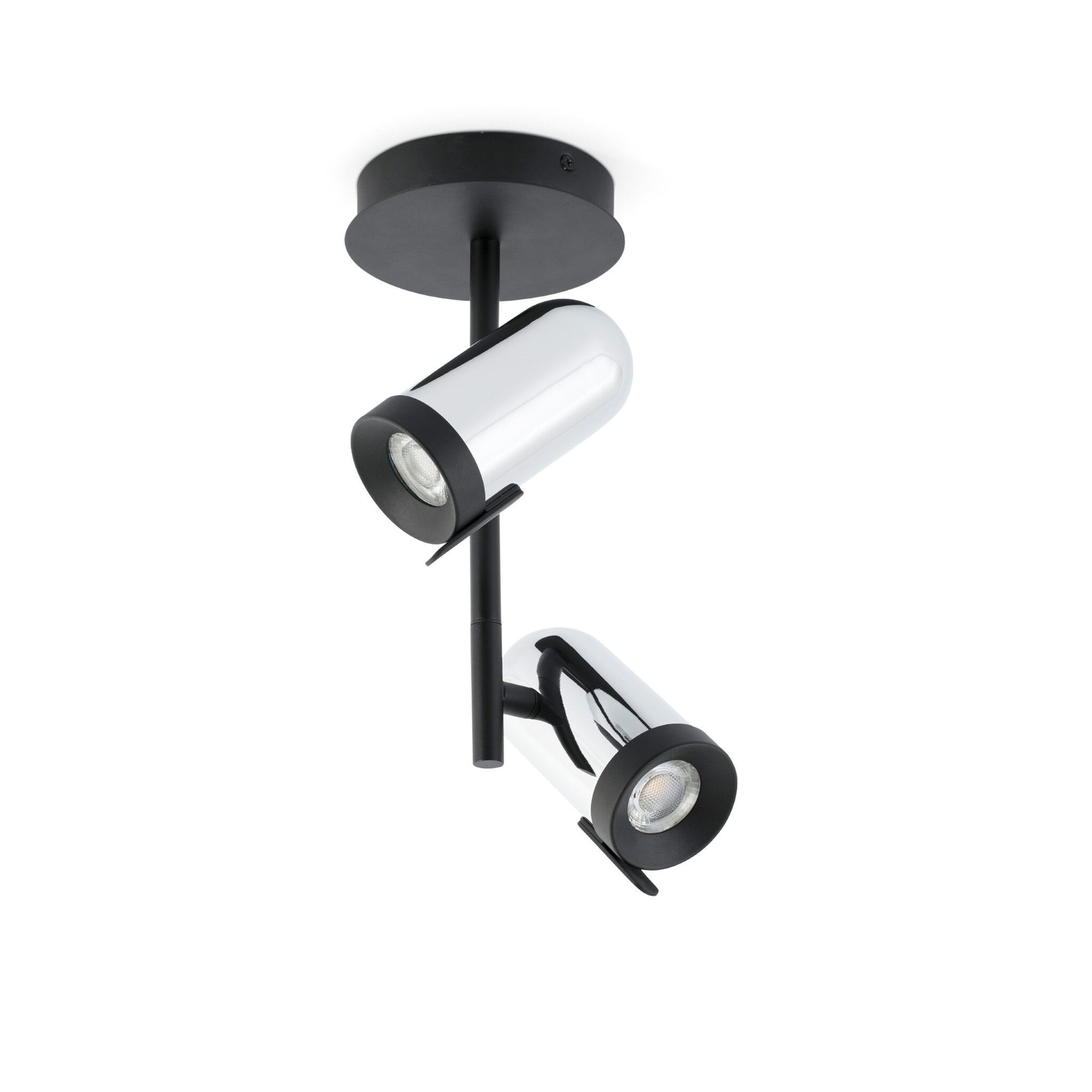 ORLEANS Chrome ceiling lamp