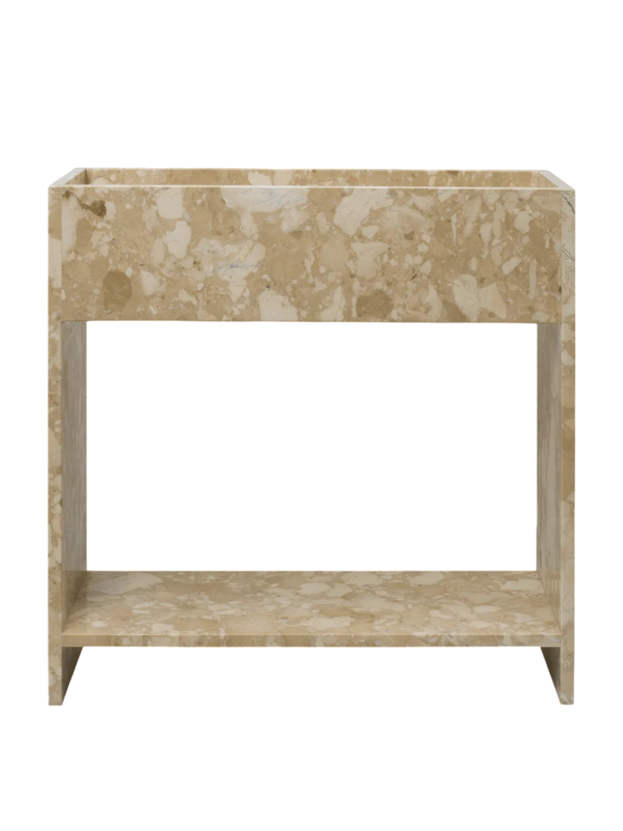 Stone Plant Box With Shelf