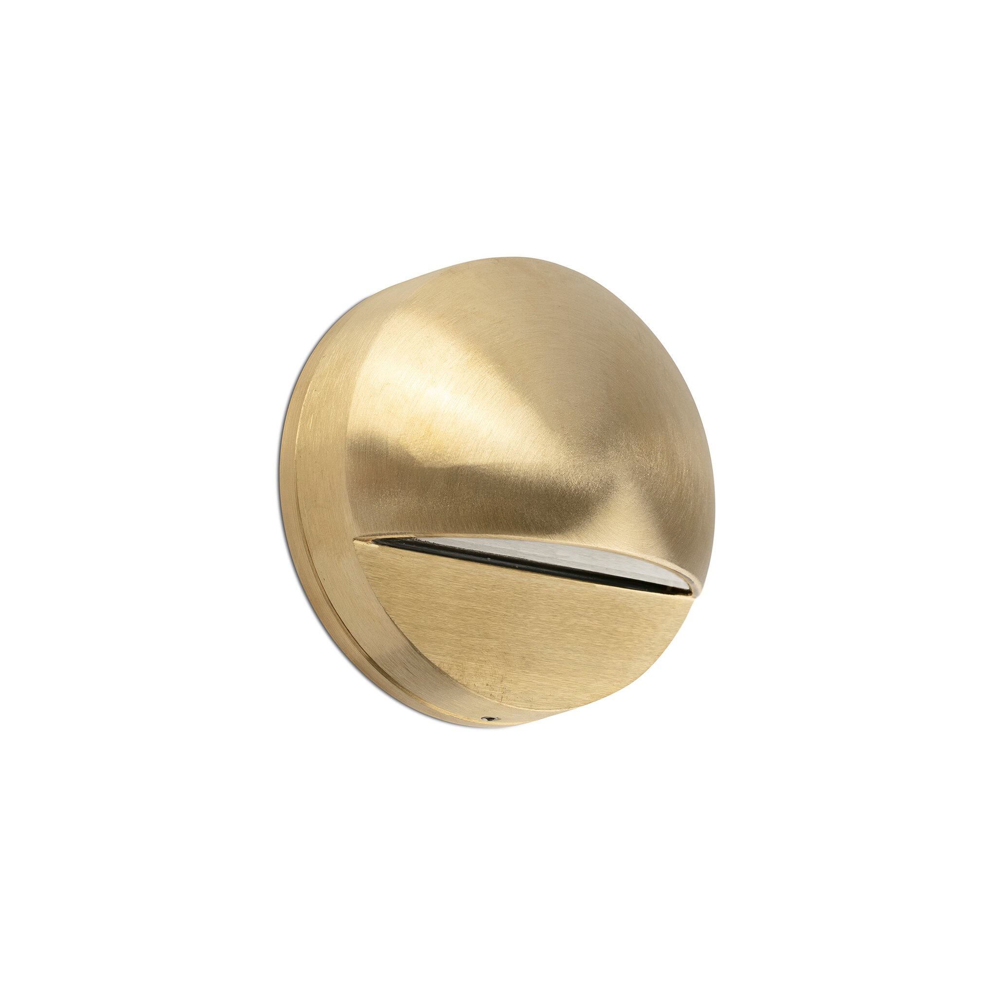 Drak brass wall lamp