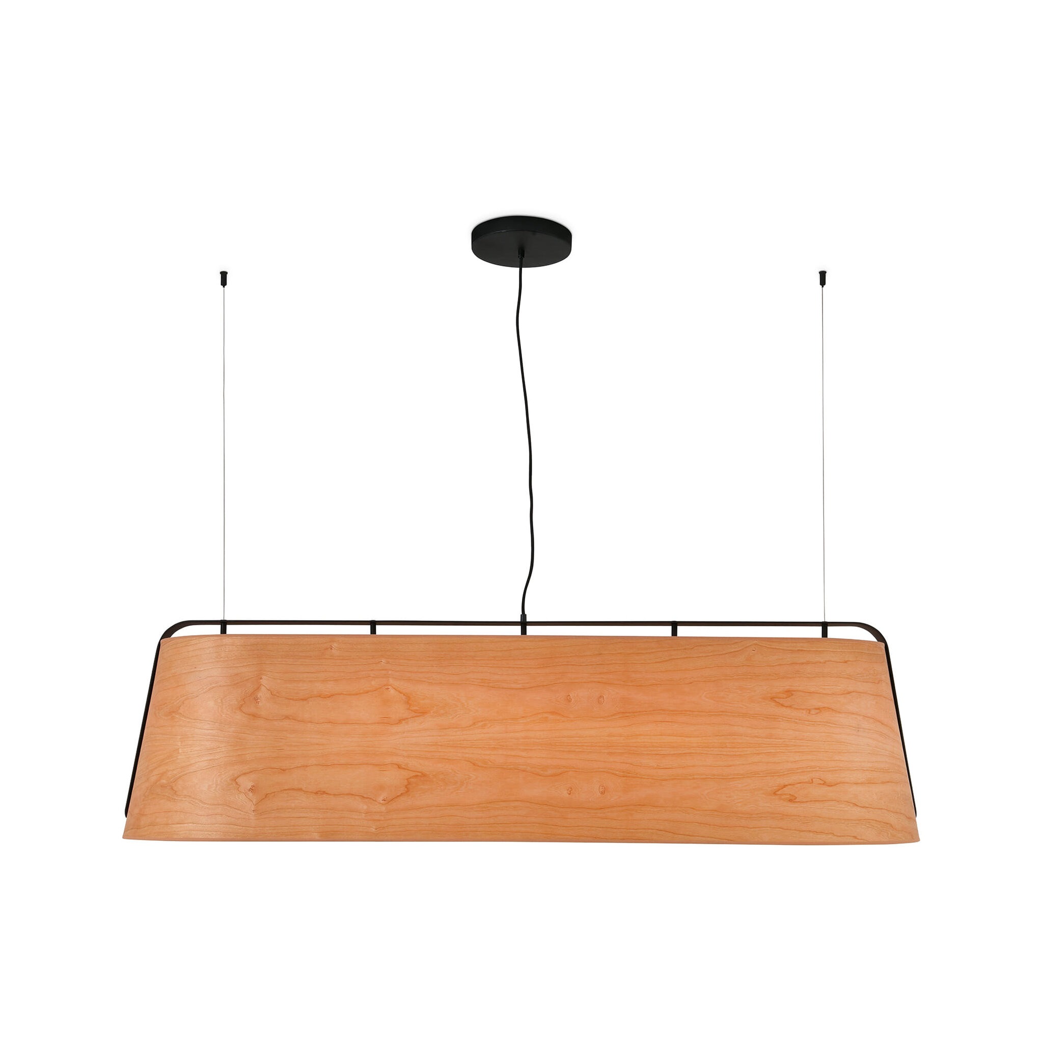 Stood 5l Black and wood pendant