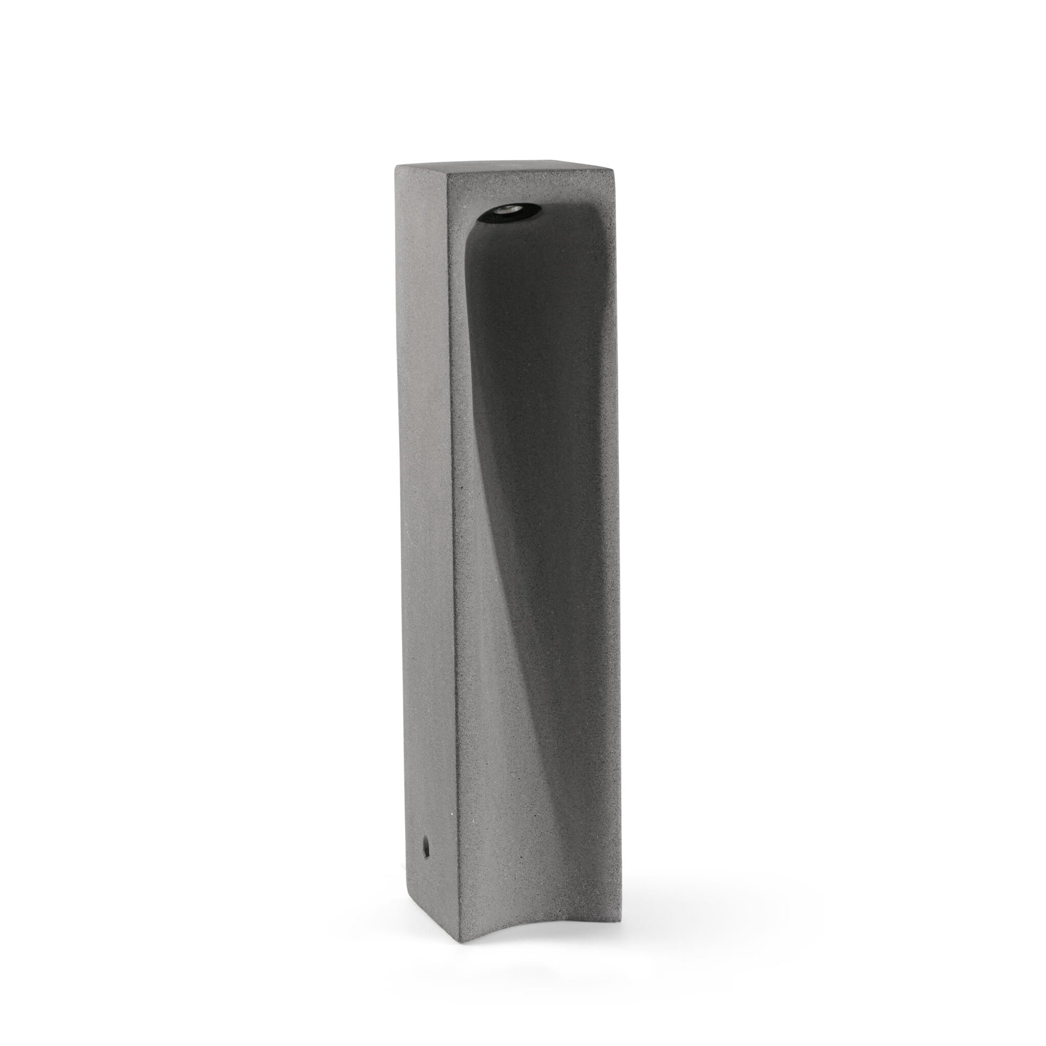 Grot grey bollard lamp