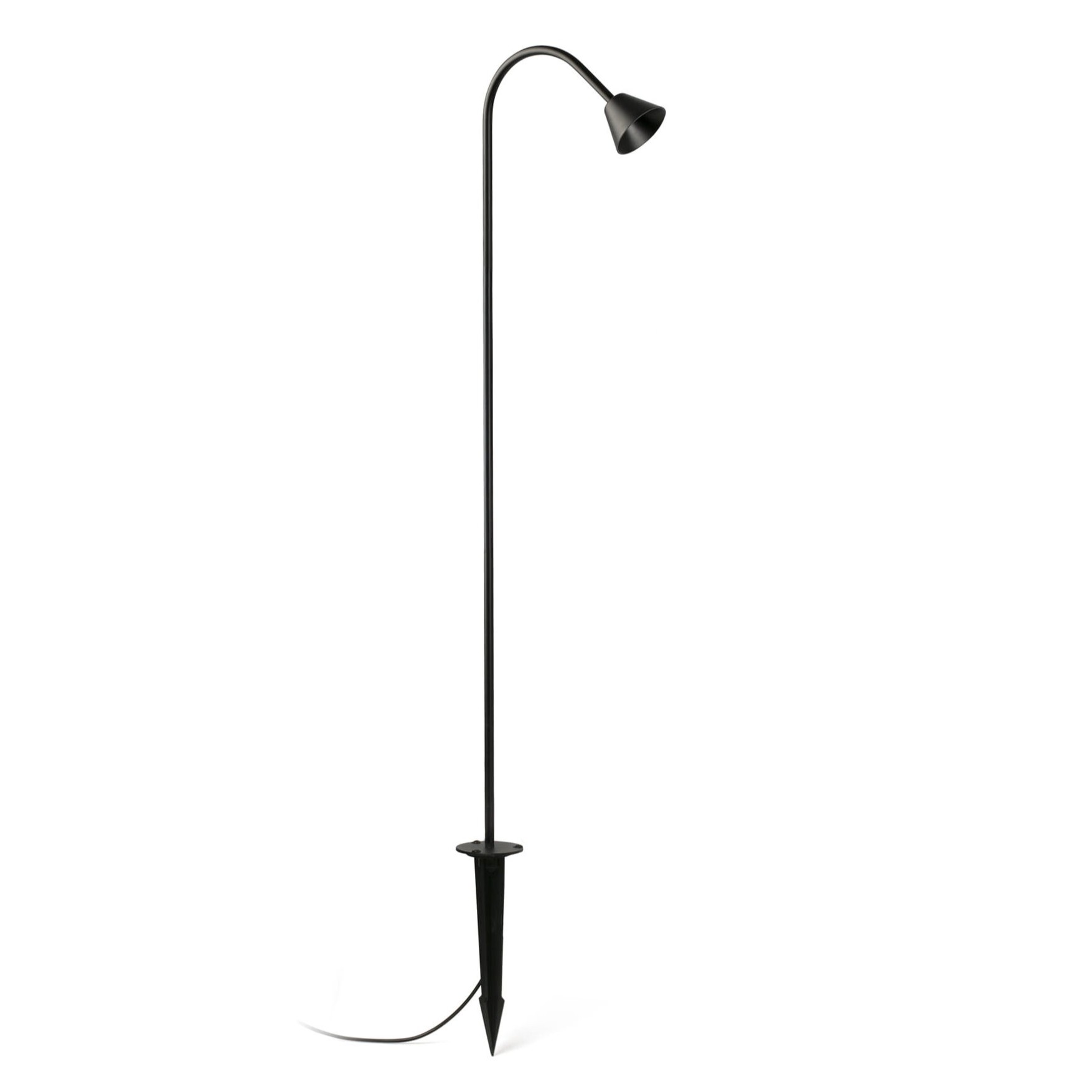 Lily Black Spike Lamp